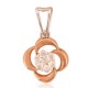 Beautifully Crafted Diamond Pendant in 18k gold with Certified Diamonds - PD1021P, PD1021PER